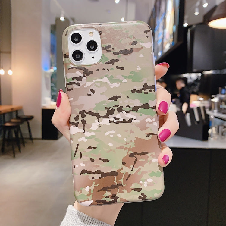 For iPhone 12 Pro Max Shockproof IMD Camouflage TPU Protective Case