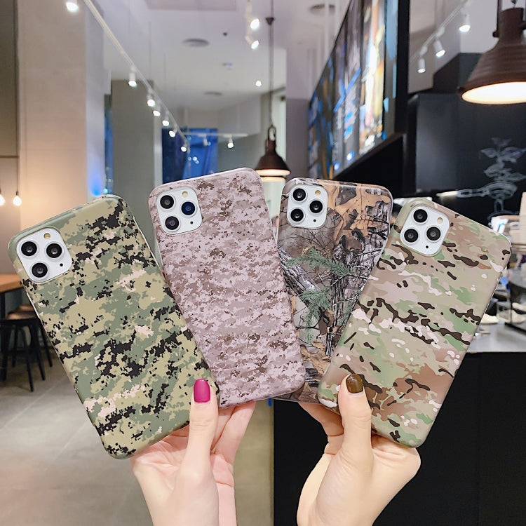 For iPhone 12 Pro Max Shockproof IMD Camouflage TPU Protective Case