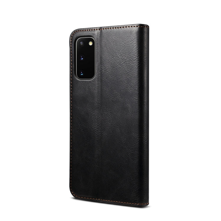 For Samsung Galaxy S20 FE 5G / 4G / S20 Fan Edition / S20 Lite / S20 FE 2022 Wax Crazy Horse Texture Leather Case