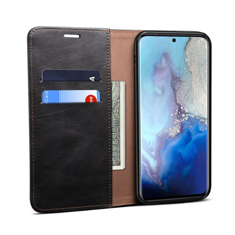For Samsung Galaxy S20 FE 5G / 4G / S20 Fan Edition / S20 Lite / S20 FE 2022 Wax Crazy Horse Texture Leather Case
