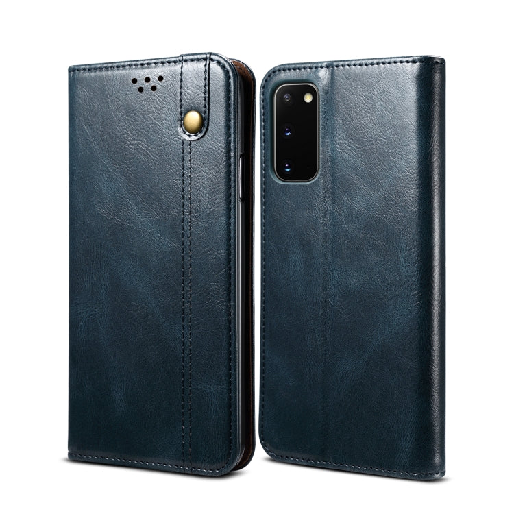 For Samsung Galaxy S20 FE 5G / 4G / S20 Fan Edition / S20 Lite / S20 FE 2022 Wax Crazy Horse Texture Leather Case