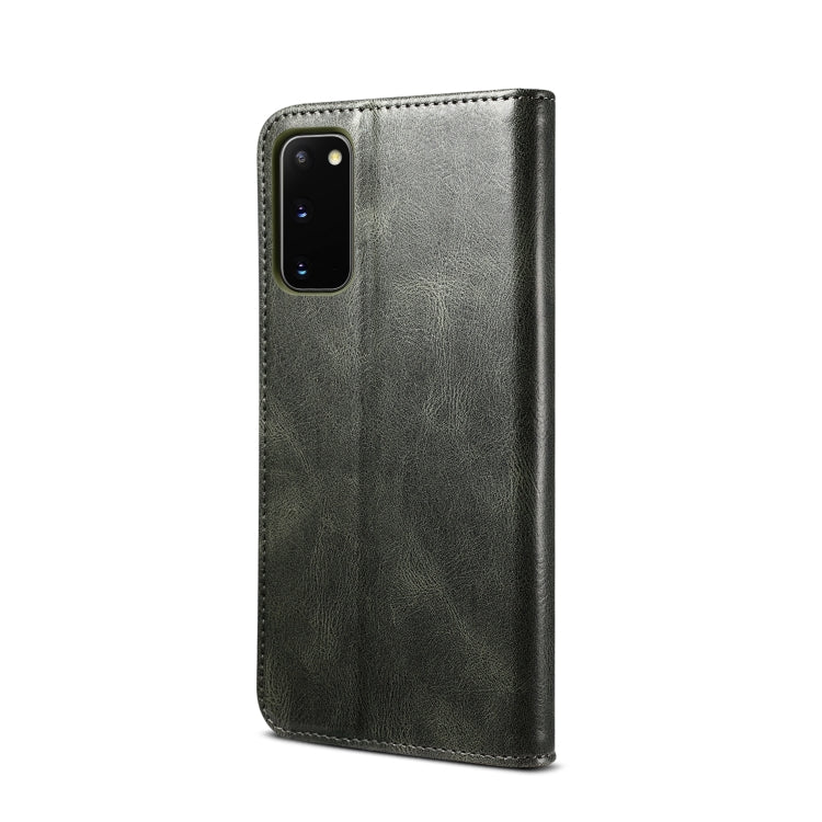 For Samsung Galaxy S20 FE 5G / 4G / S20 Fan Edition / S20 Lite / S20 FE 2022 Wax Crazy Horse Texture Leather Case