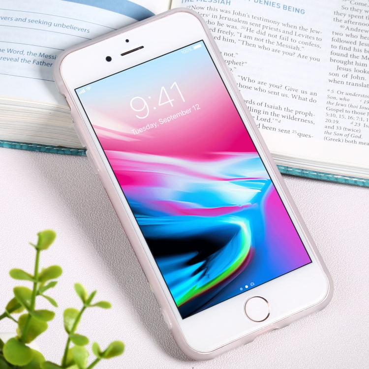 For iPhone SE 2022 / SE 2020 / 8 / 7 Flowers Pattern IMD Shockproof TPU Protective Case