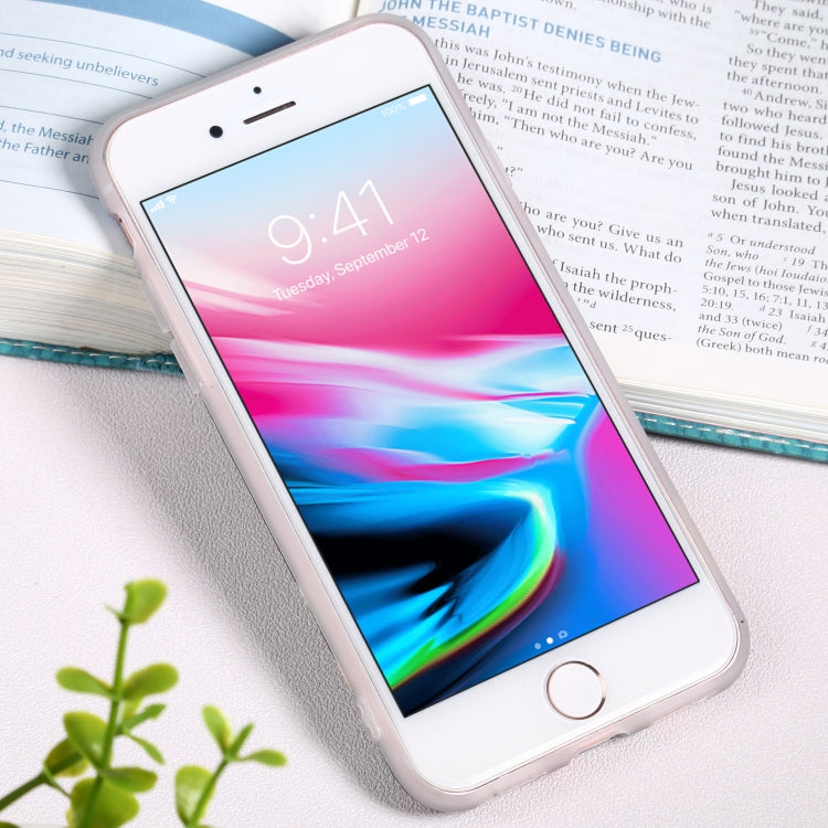 For iPhone SE 2022 / SE 2020 / 8 / 7 Flowers Pattern IMD Shockproof TPU Protective Case