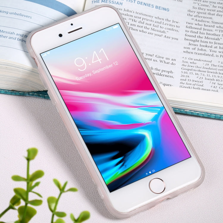 For iPhone SE 2022 / SE 2020 / 8 / 7 Flowers Pattern IMD Shockproof TPU Protective Case