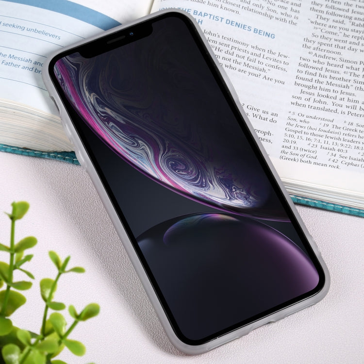 For iPhone XR Flowers Pattern IMD Shockproof TPU Protective Case