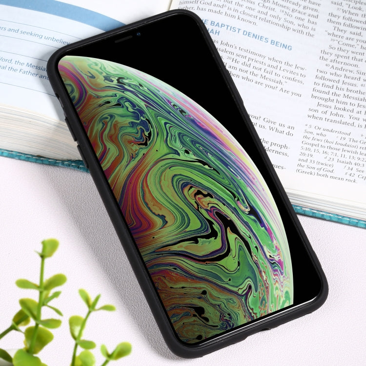 For iPhone XS Max Flowers Pattern IMD Shockproof TPU Protective Case