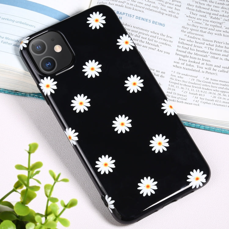 For iPhone 11 Flowers Pattern IMD Shockproof TPU Protective Case