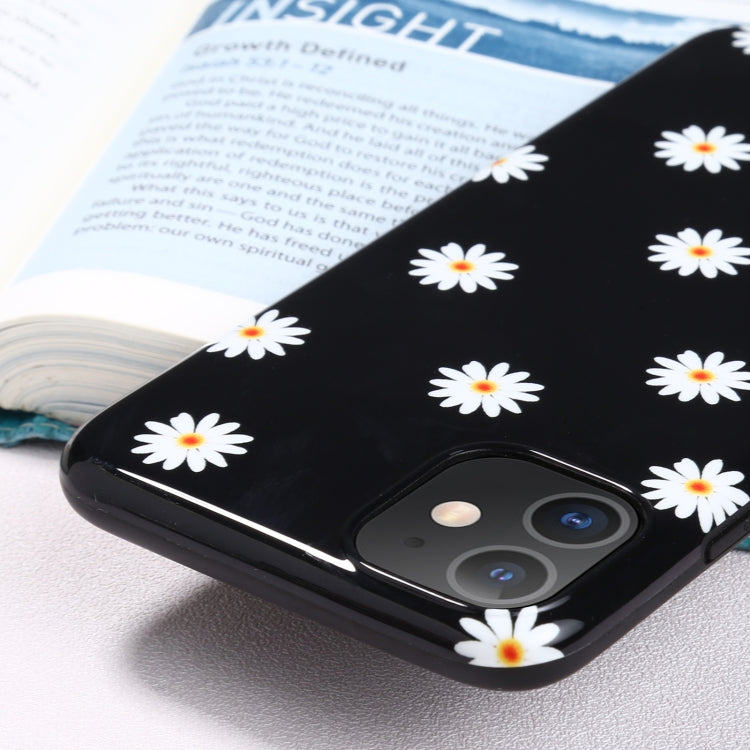 For iPhone 11 Flowers Pattern IMD Shockproof TPU Protective Case