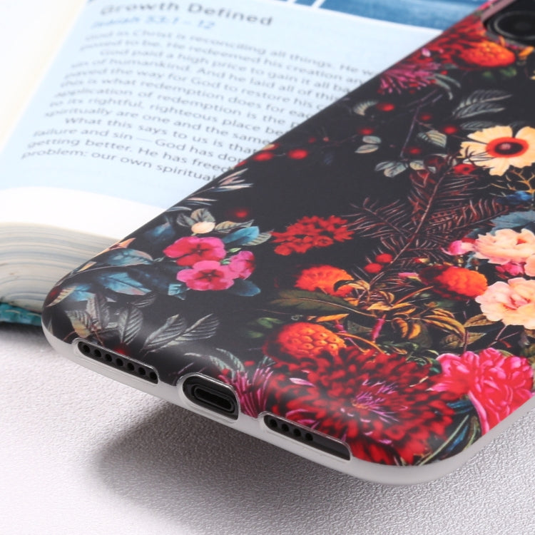 For iPhone 11 Flowers Pattern IMD Shockproof TPU Protective Case