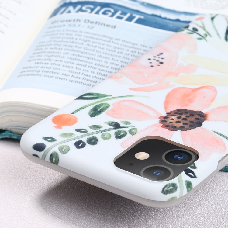 For iPhone 11 Flowers Pattern IMD Shockproof TPU Protective Case