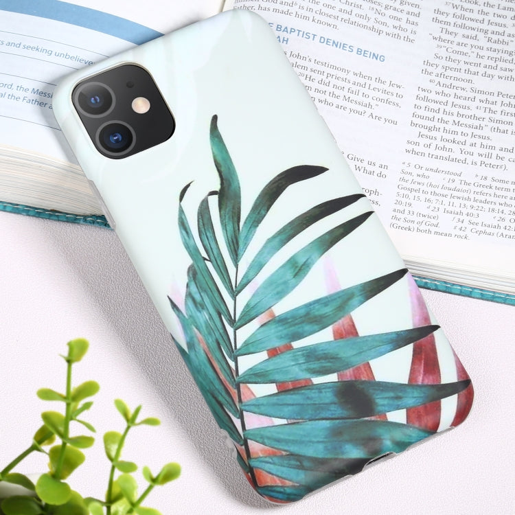 For iPhone 11 Flowers Pattern IMD Shockproof TPU Protective Case
