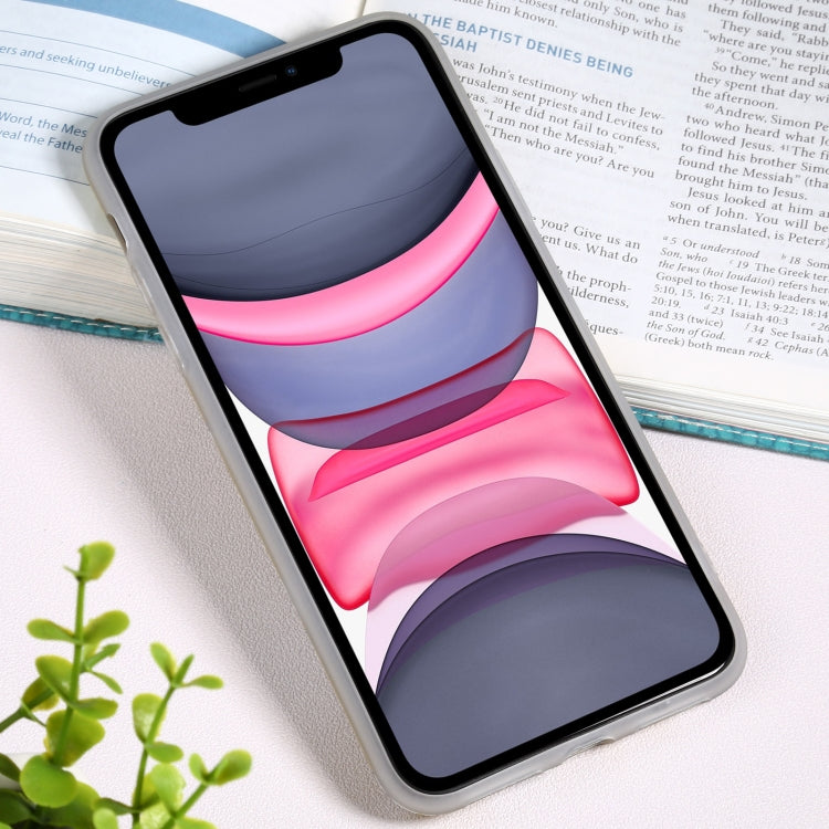 For iPhone 11 Flowers Pattern IMD Shockproof TPU Protective Case
