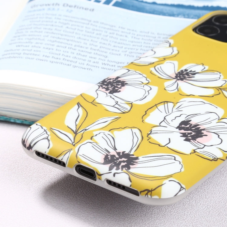 For iPhone 11 Flowers Pattern IMD Shockproof TPU Protective Case