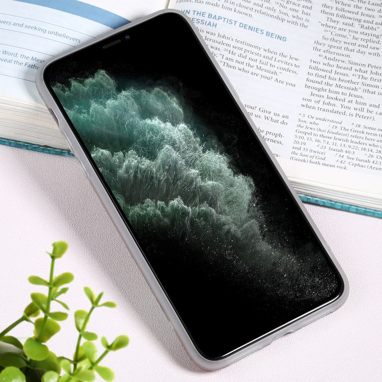 For iPhone 11 Pro Max Flowers Pattern IMD Shockproof TPU Protective Case