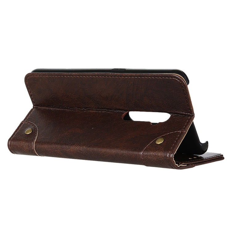 For OPPO Reno2 / Reno 5G Copper Buckle Nappa Texture Horizontal Flip Leather Case with Holder & Card Slots & Wallet