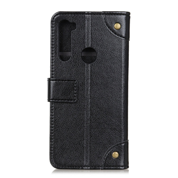 For Xiaomi Redmi Note 8 Copper Buckle Nappa Texture Horizontal Flip Leather Case with Holder & Card Slots & Wallet