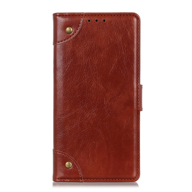 For Xiaomi Redmi Note 8 Copper Buckle Nappa Texture Horizontal Flip Leather Case with Holder & Card Slots & Wallet