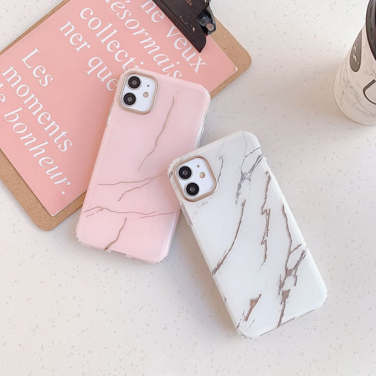 For iPhone 11 Pro Marble Pattern Dual-side Laminating TPU Protective Case