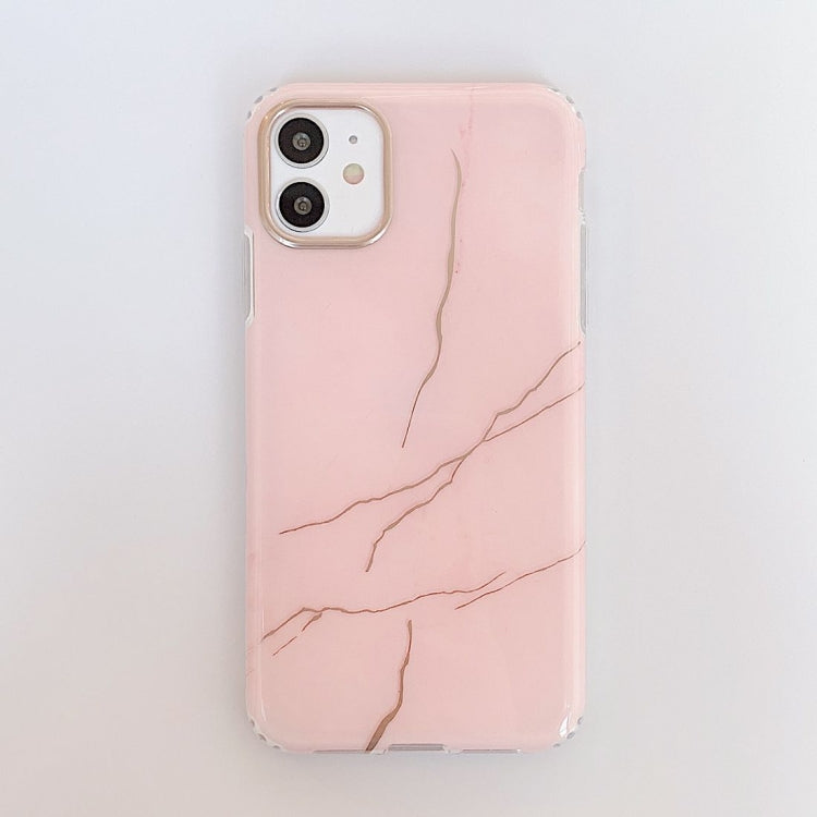 For iPhone 11 Pro Max Marble Pattern Dual-side Laminating TPU Protective Case
