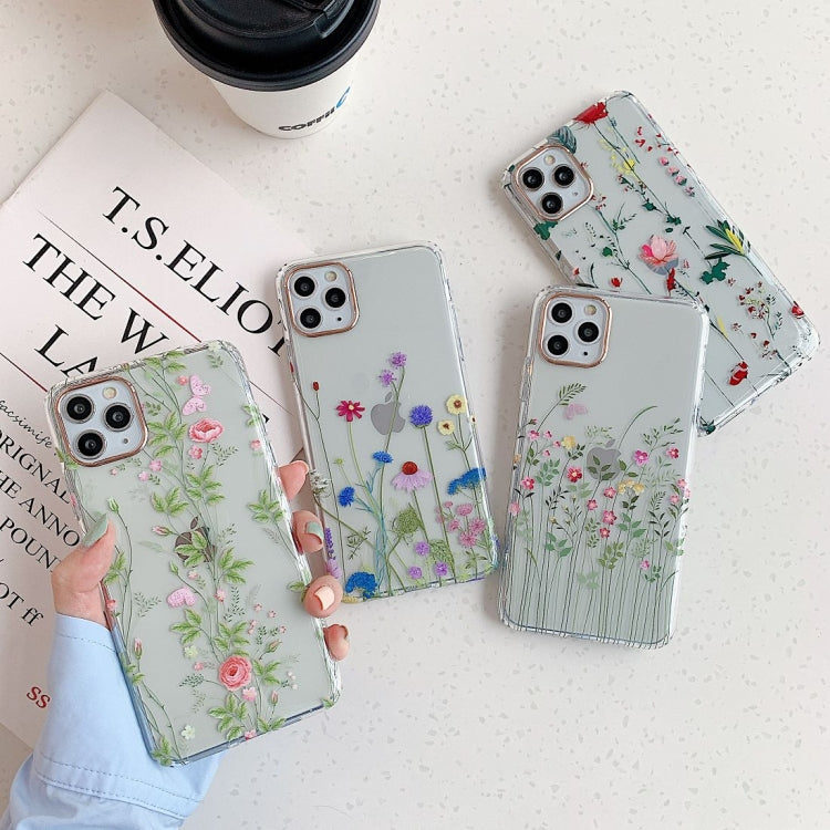 For iPhone 12 mini Painted Pattern Dual-side Laminating TPU Protective Case