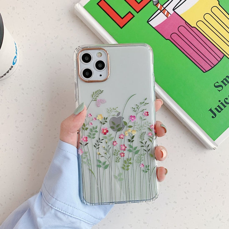 For iPhone 12 Pro Max Painted Pattern Dual-side Laminating TPU Protective Case