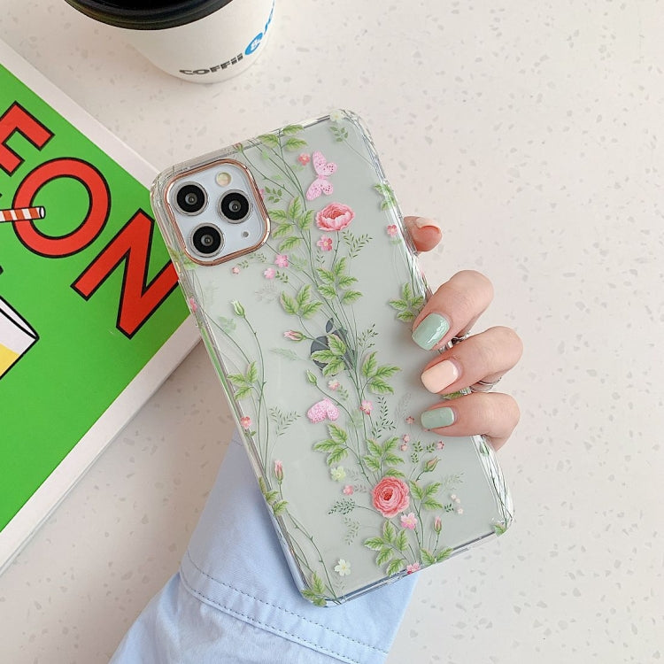 For iPhone 12 Pro Max Painted Pattern Dual-side Laminating TPU Protective Case