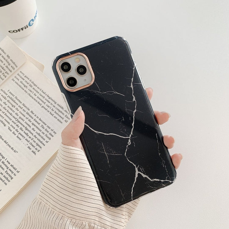 For iPhone 12 mini Marble Pattern Dual-side Laminating TPU Protective Case