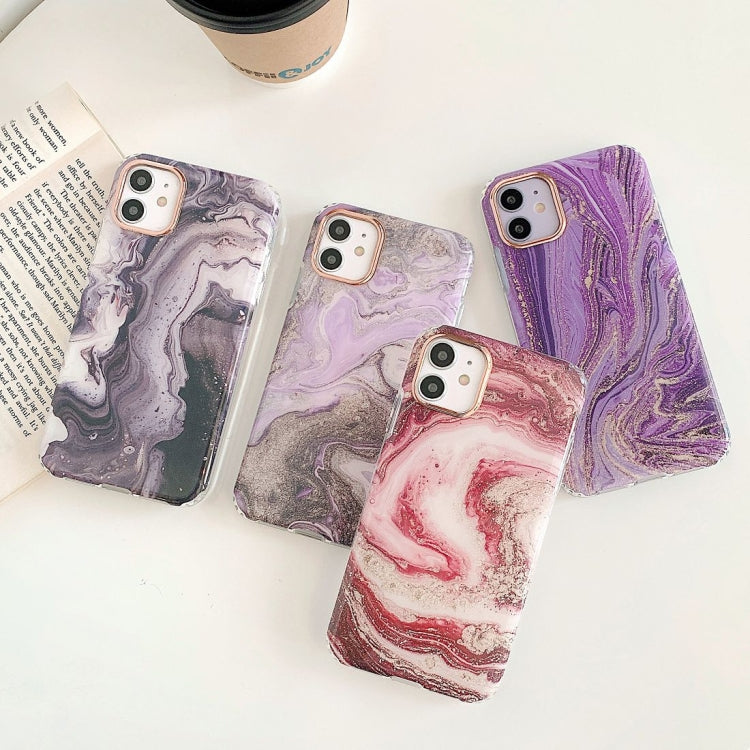 For iPhone 11 Pro Marble Pattern Dual-side Laminating TPU Protective Case