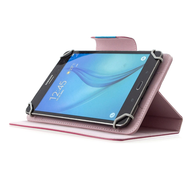 For 7 inch Universal Solid Color Horizontal Flip Leather Case with Card Slots & Holder & Wallet