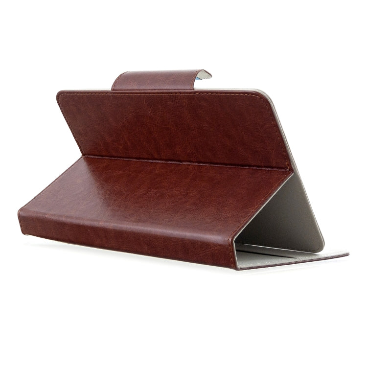 For 7 inch Universal Solid Color Horizontal Flip Leather Case with Card Slots & Holder & Wallet