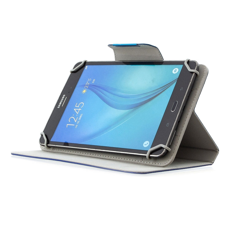 For 7 inch Universal Solid Color Horizontal Flip Leather Case with Card Slots & Holder & Wallet