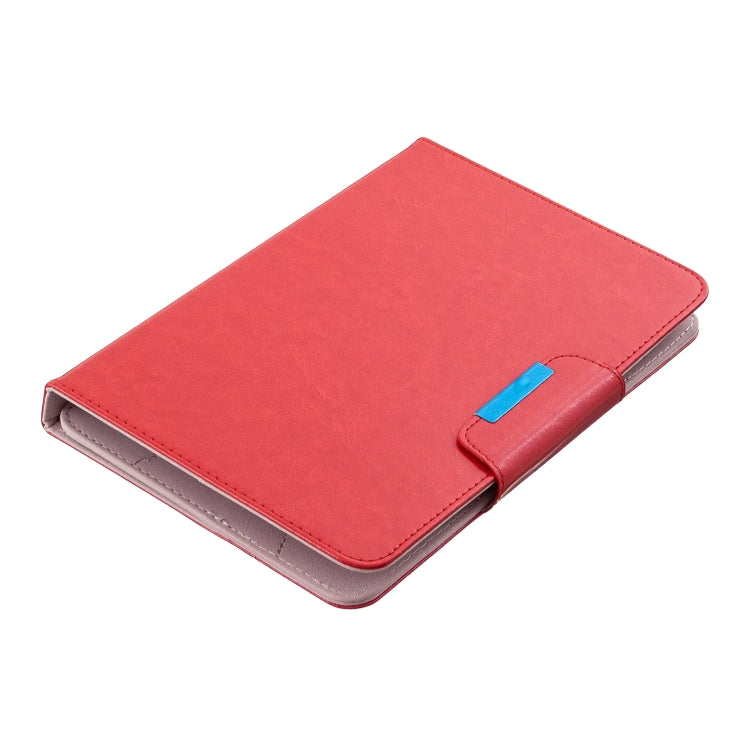 For 8 inch Universal Solid Color Horizontal Flip Leather Case with Card Slots & Holder & Wallet