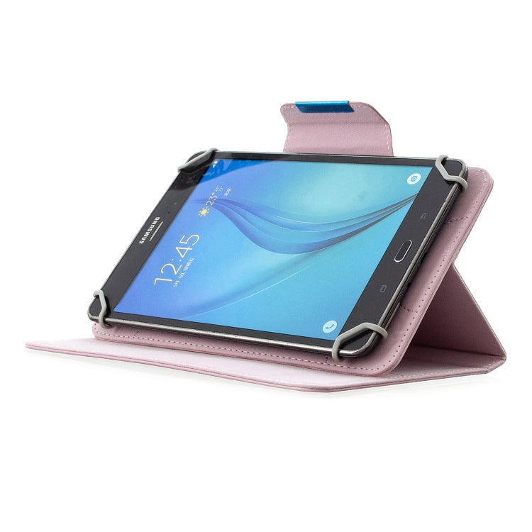 For 8 inch Universal Solid Color Horizontal Flip Leather Case with Card Slots & Holder & Wallet