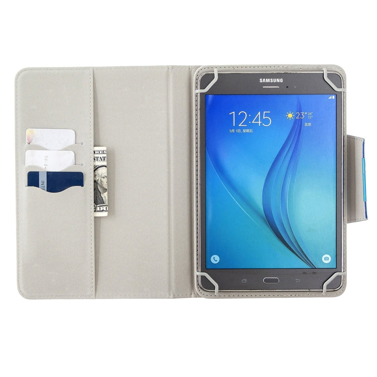 For 10 inch Universal Solid Color Horizontal Flip Leather Case with Card Slots & Holder & Wallet