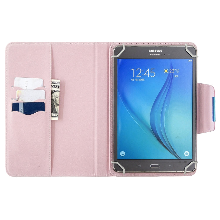 For 10 inch Universal Solid Color Horizontal Flip Leather Case with Card Slots & Holder & Wallet