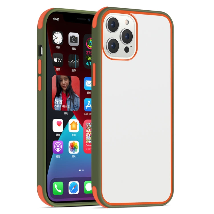 For iPhone 12 Pro Max High Transparent Skin Feel Series Acrylic + TPU Shockproof Protective Case