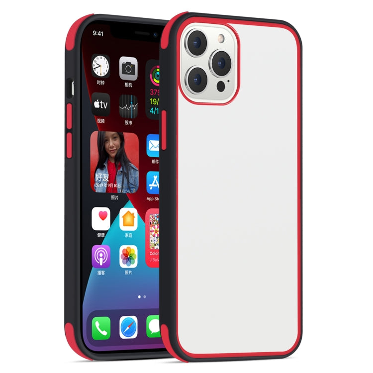 For iPhone 12 Pro Max High Transparent Skin Feel Series Acrylic + TPU Shockproof Protective Case