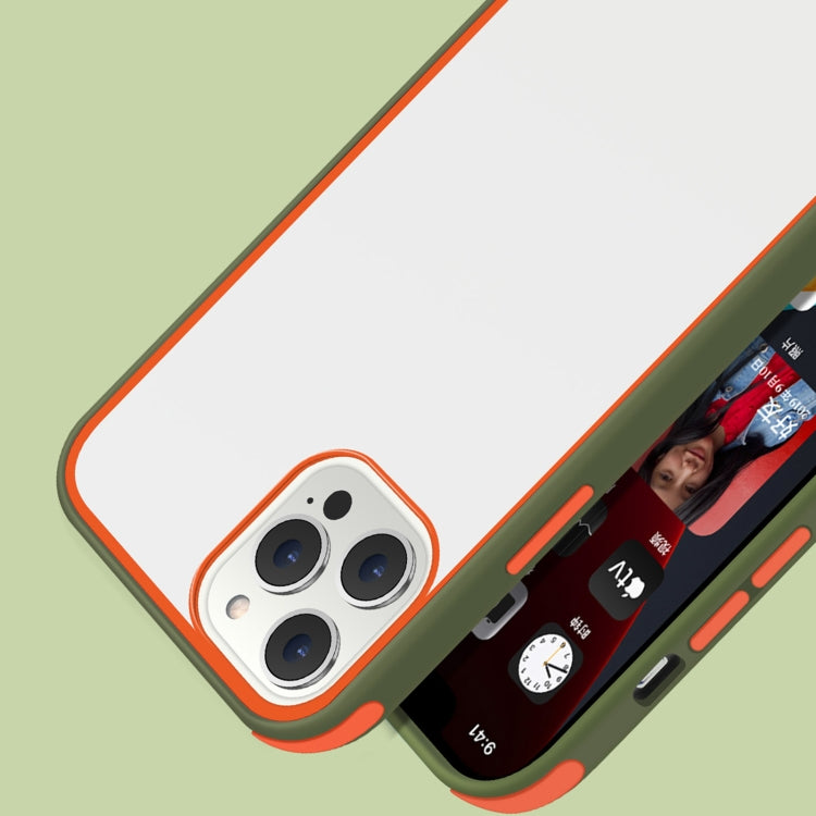 For iPhone 12 Pro Max High Transparent Skin Feel Series Acrylic + TPU Shockproof Protective Case
