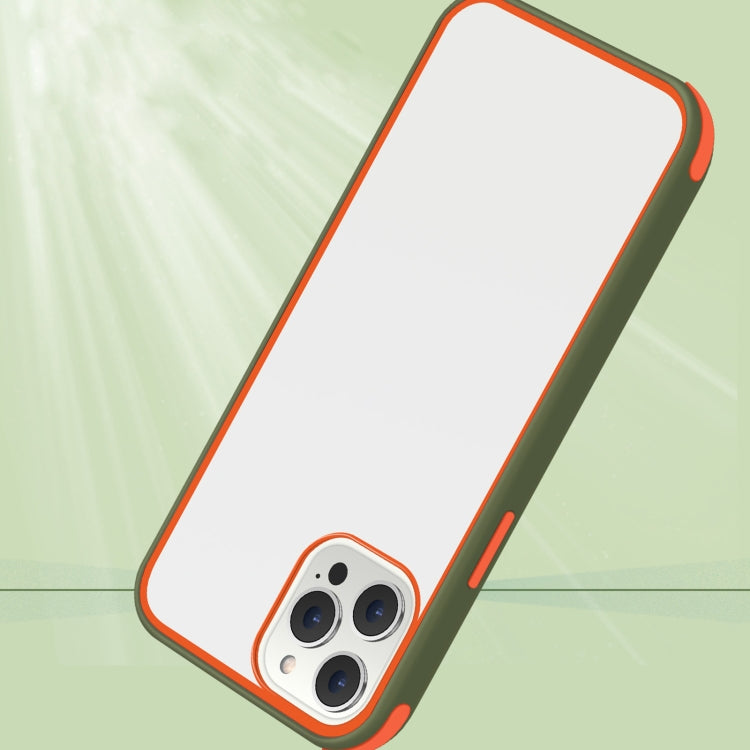 For iPhone 12 Pro Max High Transparent Skin Feel Series Acrylic + TPU Shockproof Protective Case