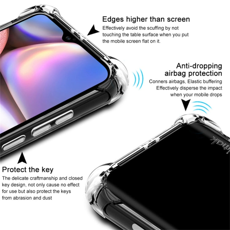 For Galaxy A10s IMAK All-inclusive Shockproof Airbag TPU Case