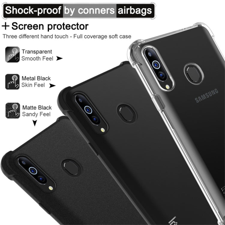For Galaxy A20s IMAK All-inclusive Shockproof Airbag TPU Case