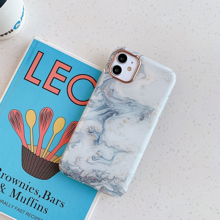 For iPhone 11 Marble Pattern Dual-side Laminating TPU Protective Case