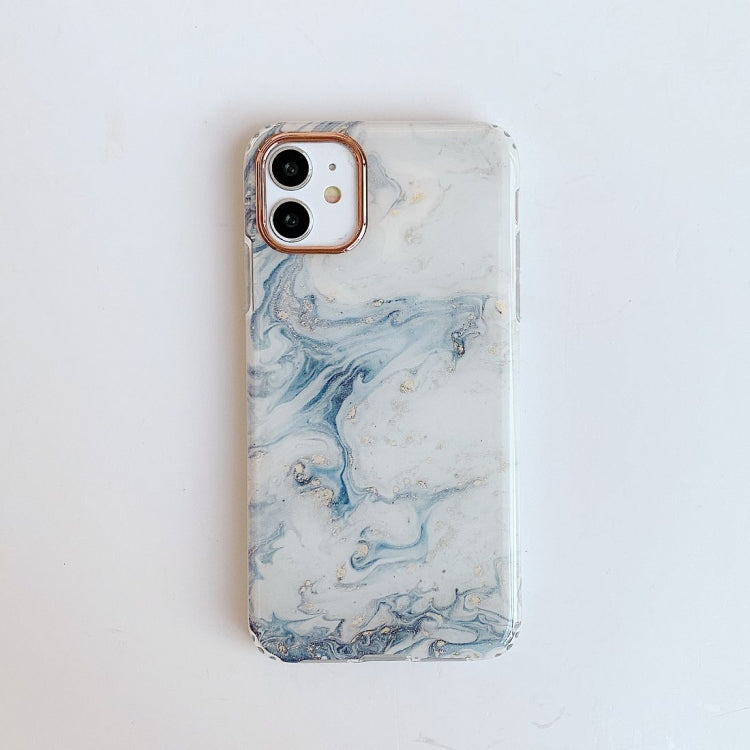 For iPhone 12 mini Marble Pattern Dual-side Laminating TPU Protective Case