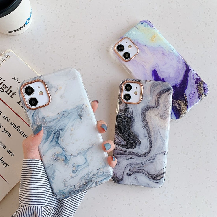 For iPhone 12 Pro Max Marble Pattern Dual-side Laminating TPU Protective Case