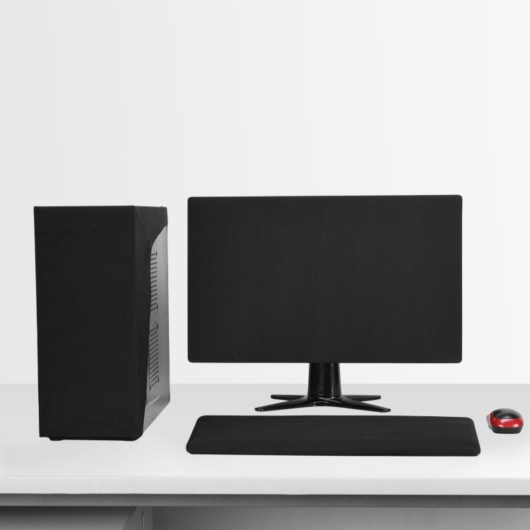19 to 21 Inch Computer Monitor Dust Cover Hanging Cover Stretch Cloth LCD Desktop Dust Cover