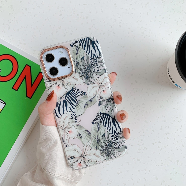 For iPhone 11 Golden Circle Pattern Dual-side Laminating TPU Case