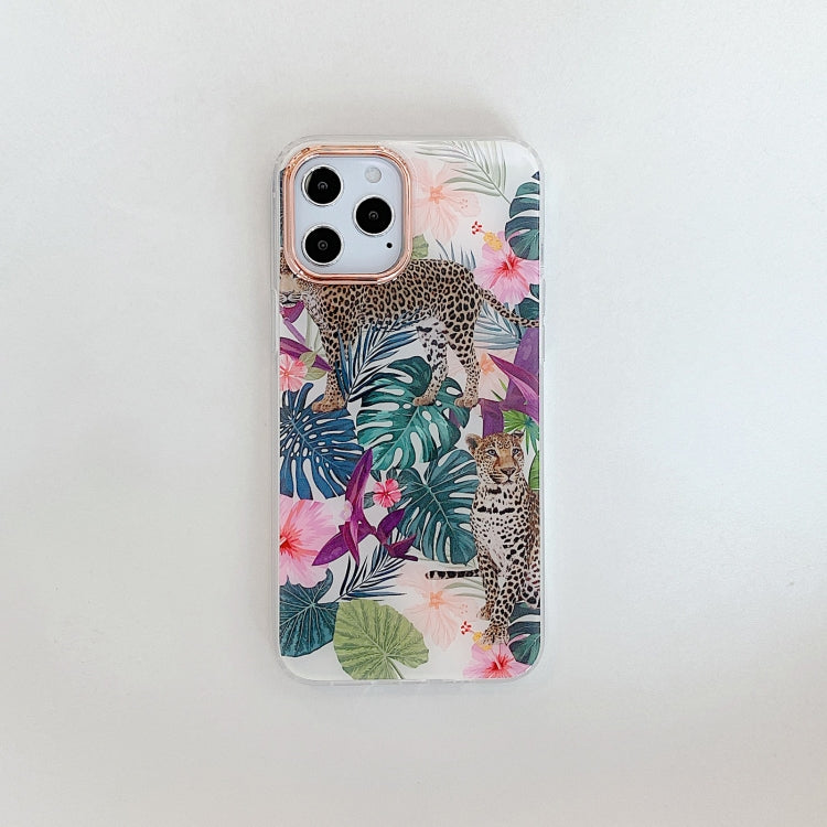 For iPhone 11 Pro Golden Circle Pattern Dual-side Laminating TPU Case