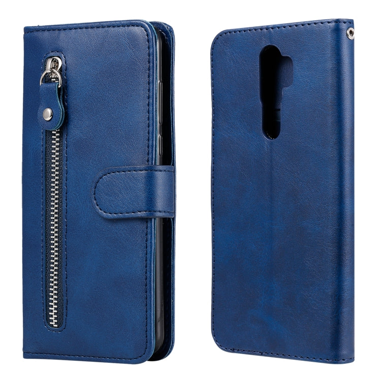 For OPPO A9 (2020) / A5 (2020) Fashion Calf Texture Zipper Horizontal Flip Leather Case with Holder & Card Slots & Wallet