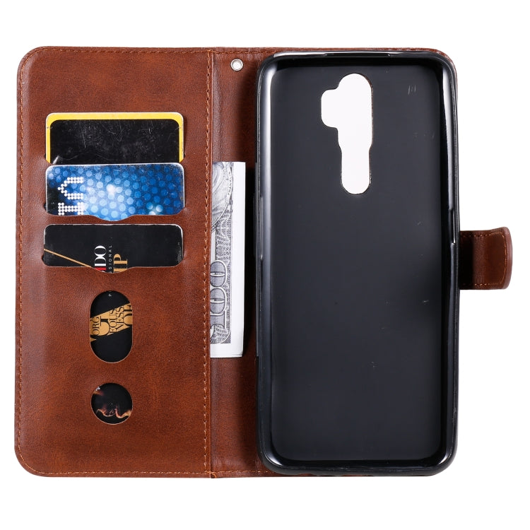 For OPPO A9 (2020) / A5 (2020) Fashion Calf Texture Zipper Horizontal Flip Leather Case with Holder & Card Slots & Wallet